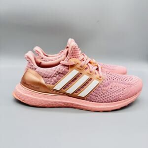 Adidas Shoes Womens 8.5 Pink Ultraboost Knit Road Running Athletic Sneakers